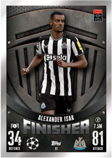 Topps Match Attax 2023/2024 - ФІНІШЕР - 81 ОЛЕКСАНДР ІСАК