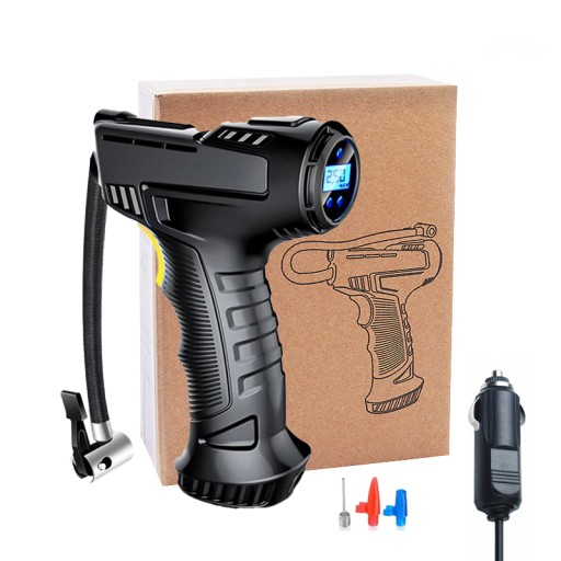 КОМПРЕССОР АВТОМОБИЛЬНЫЙ НАСОС КАБЕЛЬ ПРИКУРИВАТЕЛЯ