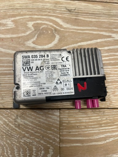 Контроллер онлайн-сервисов vw arteon 5wa035284b
