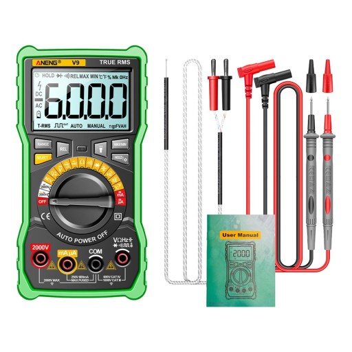 Цифровий мультиметр AC DC вольтметр інтелектуальний тестер