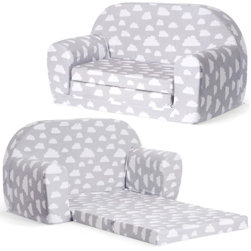 Диван TUPPI SF80, 77 х 90 см, тканина сірого кольору