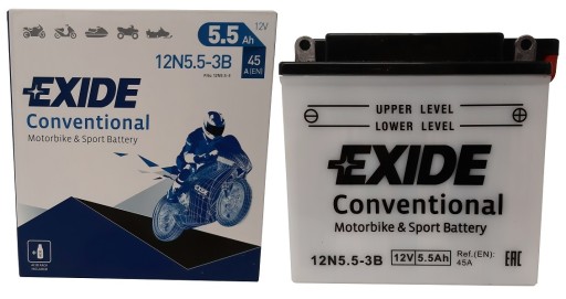 Аккумулятор Exide 12n5.5-3B 12V 5.5 Ah 45A
