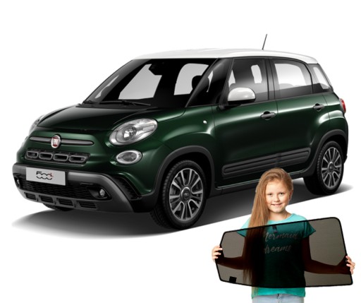 Штори на магнітах Fiat 500L з 2012 року-
