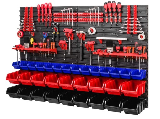 НАСТЕННАЯ ПОЛКА С КОНТЕЙНЕРАМИ ИНСТРУМЕНТАЛЬНАЯ ПАНЕЛЬ