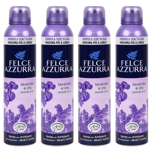 Felce Azzurra Osviežovač vzduchu - Levanduľa a Iris 250 ml x4