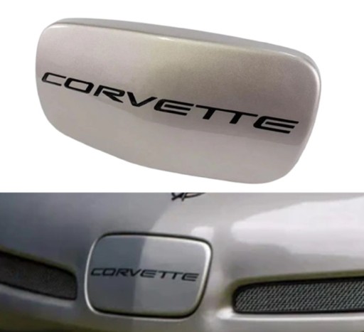 USA-EDI-C5-CH - ЭМБЛЕМА КРЫШКА ПЕРЕДНЯЯ ХРОМ-СЕРАЯ CHEVROLET CORVETTE C5 97-04