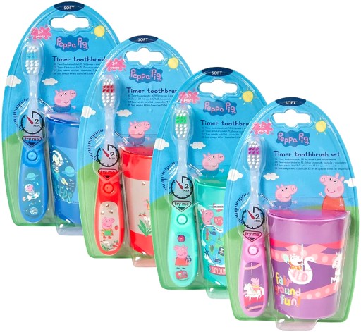 Таймер чашки для дитячої зубної щітки Peppa