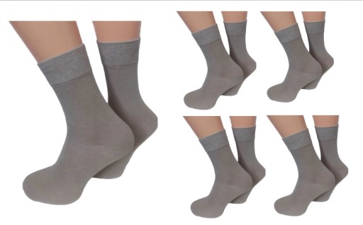 5x ponožky oblekové PREDA śr.beż veľ. 41-43