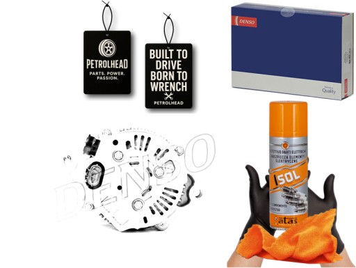 DENDAN1007#ECS-PCP+K - Генератор (14v 75a) suzuki ignis i ignis ii jimny #petrolhead pro+ kit4