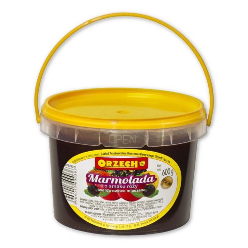 Orech marmeláda tvrdá ruža vedro 600 g
