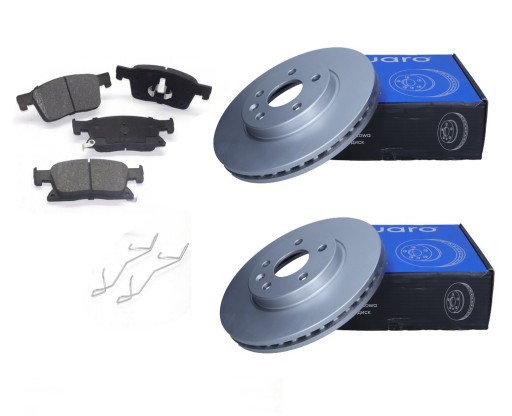 QD9649 - Диски + колодки передние OPEL Astra K 2015-276mm