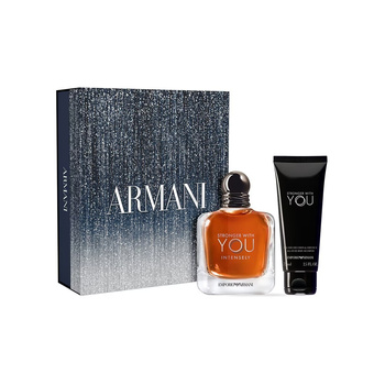 giorgio armani emporio armani - stronger with you intensely woda perfumowana 100 ml   zestaw  