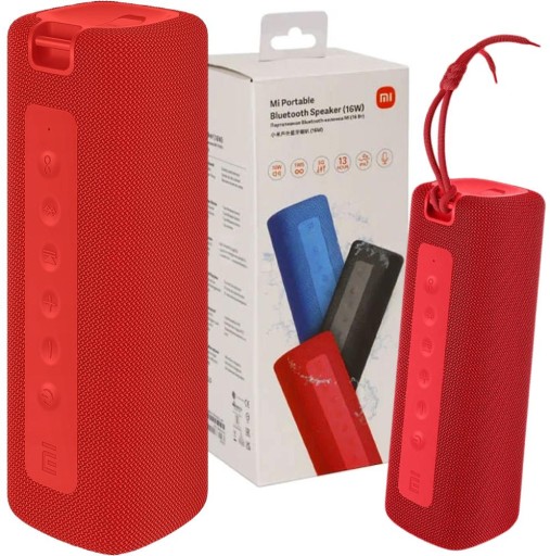 Głośnik przenośny Xiaomi Mi Portable Bluetooth Speaker czerwony, XIAOMI, 43