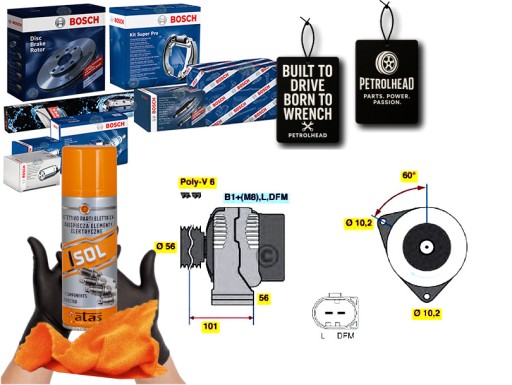 BOS0 986 - Bosch #petrolhead pro+ kit4 генератор