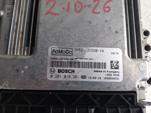 LAND ROVER computer bedienteil des motors DH52-12C520-VA BOSCH 0281019361