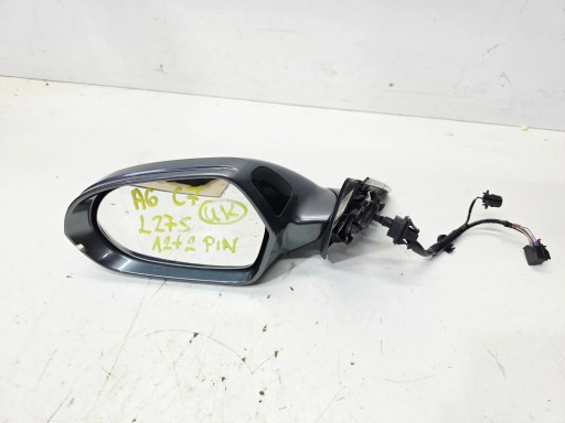 SPECCHIETTO RETROVISORE Esterne sinistro ASYSTENT AUDI A6 C7 12+2 PIN LZ7S UK