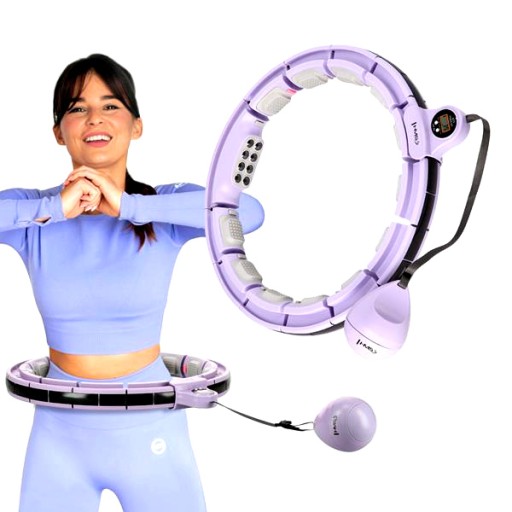 Хулахуп з шпильками HMS 39 см, рожево-фіолетовий