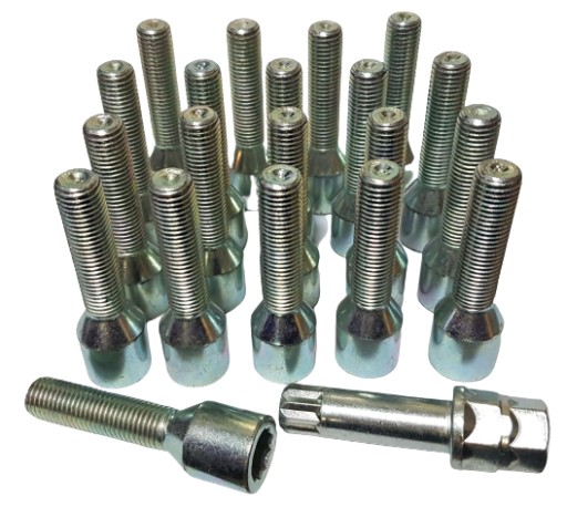 Болты torx 12x1. 5x45 не шестигранный конус оцинкованный 20 EU