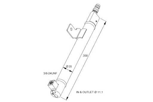33281 - NRF СУШКА КОНДИЦІОНЕРУ VOLVO S60 I S80 I V70 II XC70 I 2.0-2.5