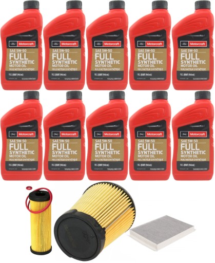 MOTORCRAFT 5W50 + ФИЛЬТРЫ FORD MUSTANG 5.2 2017-2018 гг.