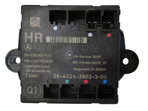 MERCEDES W212 W204 модуль в праві двері A2129004206