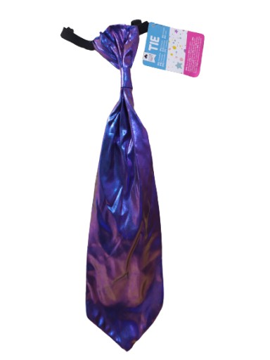 Блискуча святкова краватка - фіолетовий