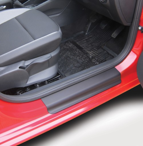 DSP424 - Накладка на поріг Skoda Fabia 5D / універсал 2014- (2шт)