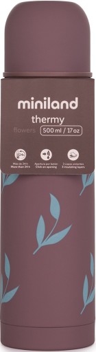 Термос для напоїв Miniland 0,5 л рожевий