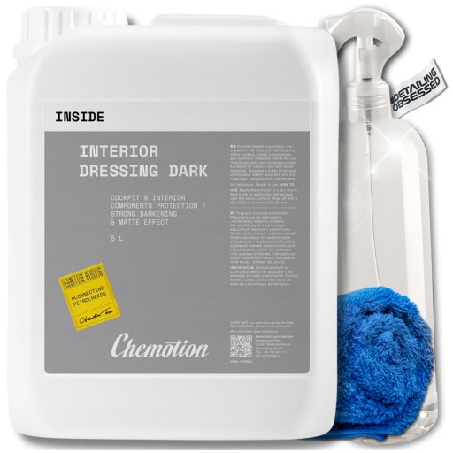 CHEMOTION INTERIOR DRESSING DARK 5000мл уход за внутренними элементами