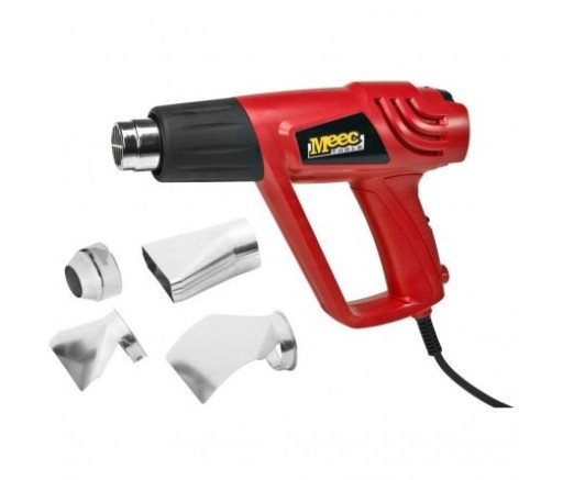 Цифровая тепловая пушка 2000Вт, 3 насадки, обжиг краски, ремонт
