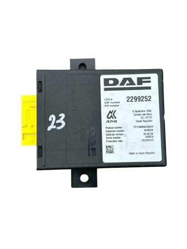 Daf euro6 cds-4 2299252 в рабочем состоянии