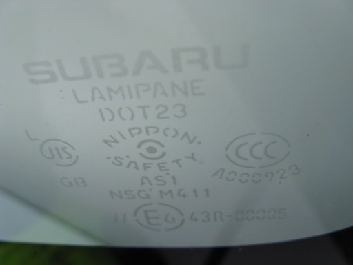 window front SUBARU IMPREZA GH