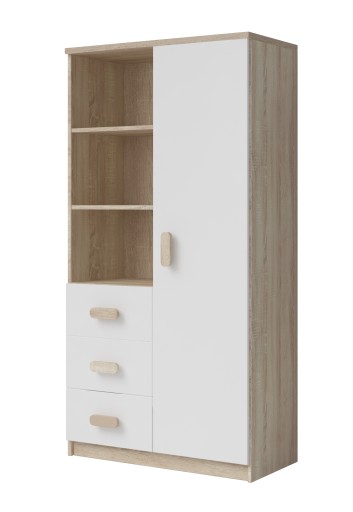 Книжкова шафа Daizzy 80 х 40 х 160,5 см дуб сонома