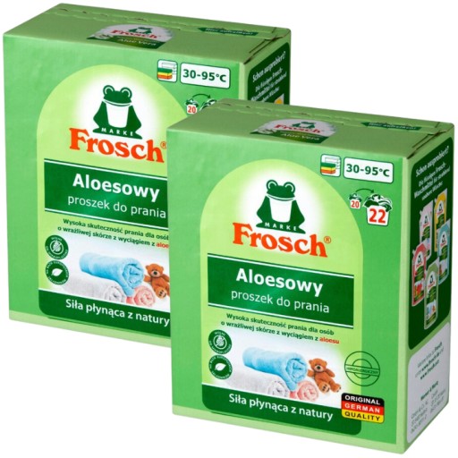 Frosch Prací prášok Aloe Vera 2,9kg 44pr