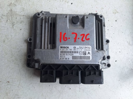 PEUGEOT Computer Bedienteil DES MOTORS 9664738680 BOSCH 0261201505