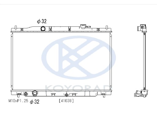 РАДИАТОР HONDA CR-V 12- 19010R6FG01