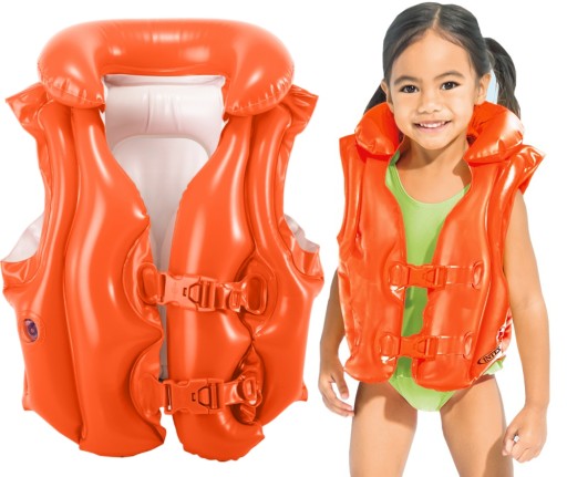 Жилет для плавання червоний - 58671 INTEX