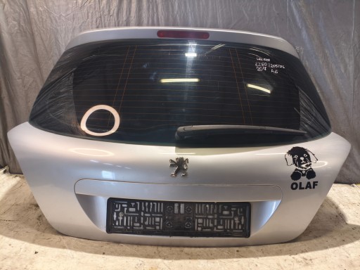 trunk door boot PEUGEOT 207 EZR