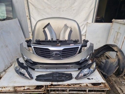 KIA SPORTAGE III ФОНАРЬ ПЕРЕДНИЙ КАПОТ БАМПЕР РАДИАТОР Крыло