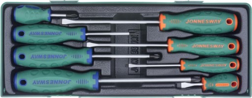 Отвертки 8cz. ЛАЙНЕР JONNESWAY D71PP08SP-ЛОДКА