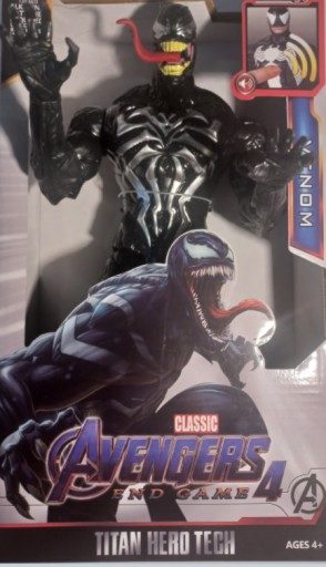 Фігурка Avengers Titan Hero Tech Venom чорна 30 см