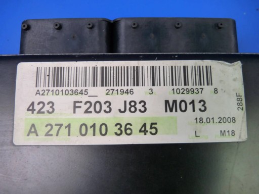 Mercedes-Benz CLC CL203 W204 W204 1.8 K computer control unit of the engine