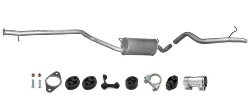 08.21 E08.693 - FORD TRANSIT CONNECT 1.8 D LWB ГЛУШИТЕЛЬ + ТРУБА