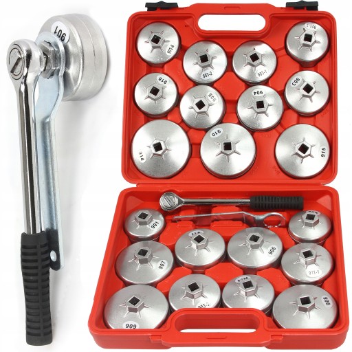 НАБОР ТОРЦЕВЫХ ГАЕЧНЫХ КЛЮЧЕЙ ДЛЯ МАСЛЯНЫХ ФИЛЬТРОВ 23