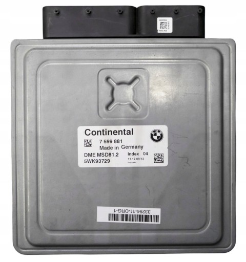 7599881 - Bmw 1 e81 e87 2010 контроллер/модуль блока управления двигателем