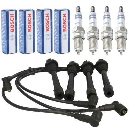 46474814/ME 4x - КАБЕЛІ ДРОТИ ЗАПАЛЮВАННЯ + СВІЧКИ MAREA PUNTO 1.2