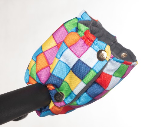 Муфти для коляски - Різнокольорові кубики