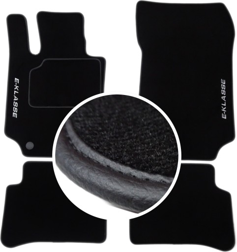 MERCEDES E-Class W212 килимки преміум + вишивка PH2