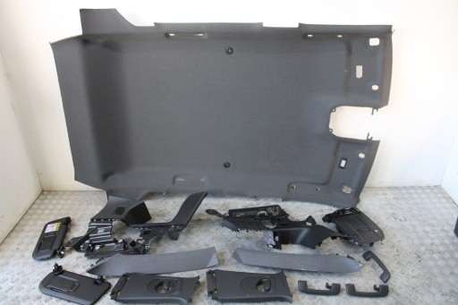 roof upholstery pillars graphitic black, RENAULT AUSTRAL