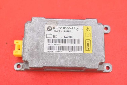 Module SENSOR Airbag Airbag 6920472 BMW E65 01-05